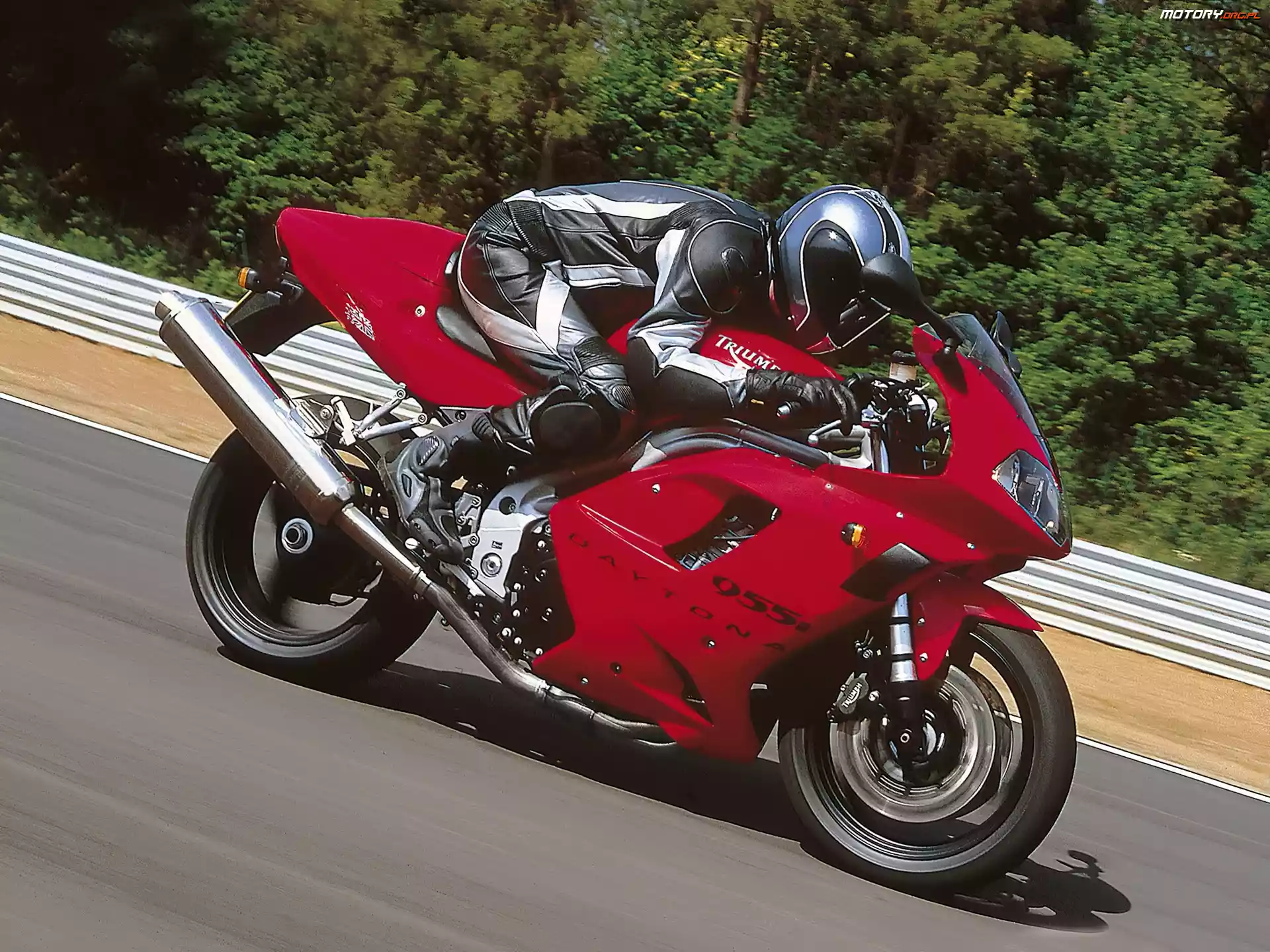 Aerodynamiczna, Triumph Daytona 955i, Pozycja