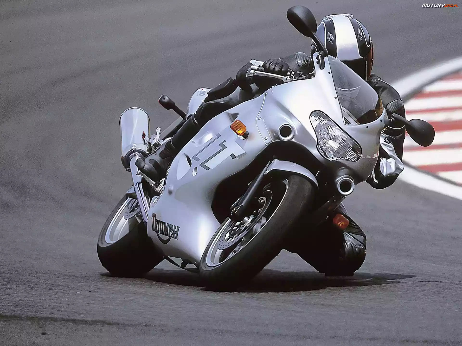 Wyścig, Kolano, Triumph TT 600, Tor