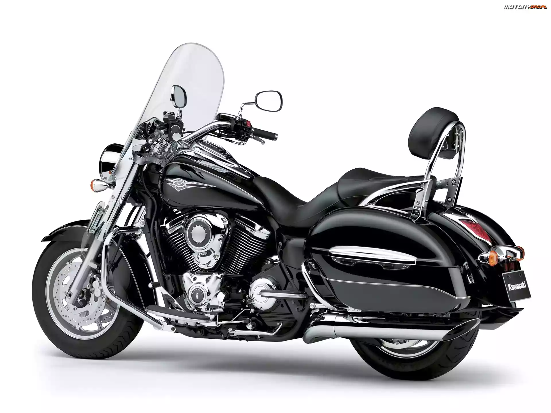 Kawasaki VN 1700 Classic Tourer, Kufry, Wydechowe, Rury
