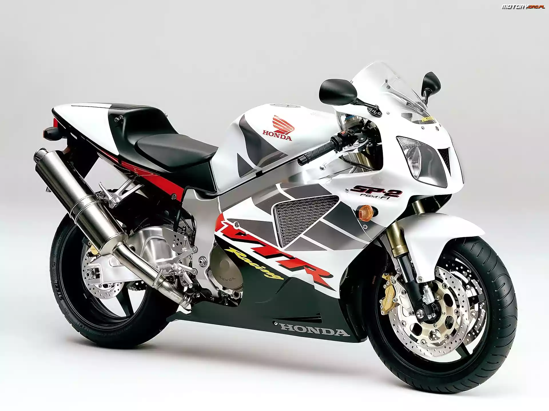 VTR1000SP2, Lustra, Honda, Biała