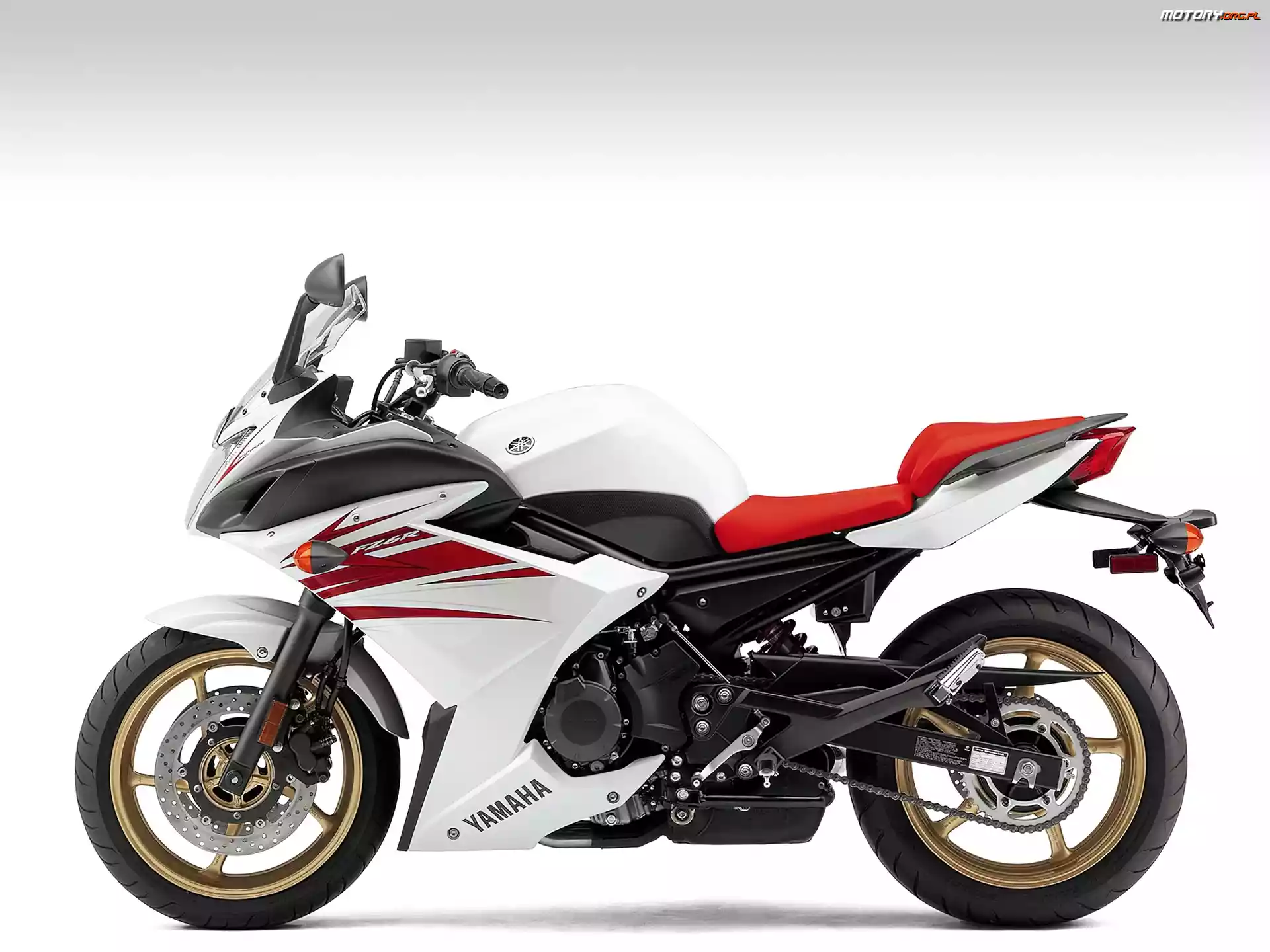 Siedzenie, Yamaha FZ6R, Czerwone