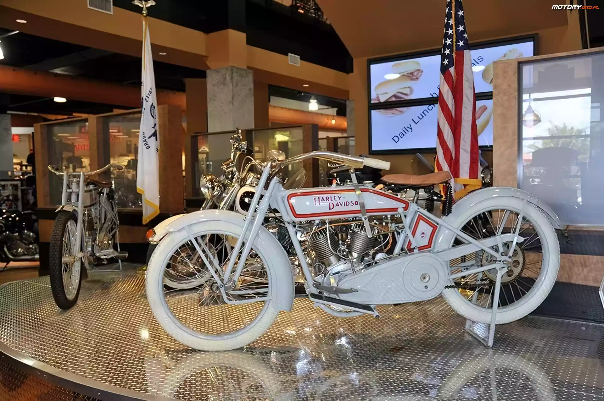 Muzeum, Zabytkowy, Harley-Davidson