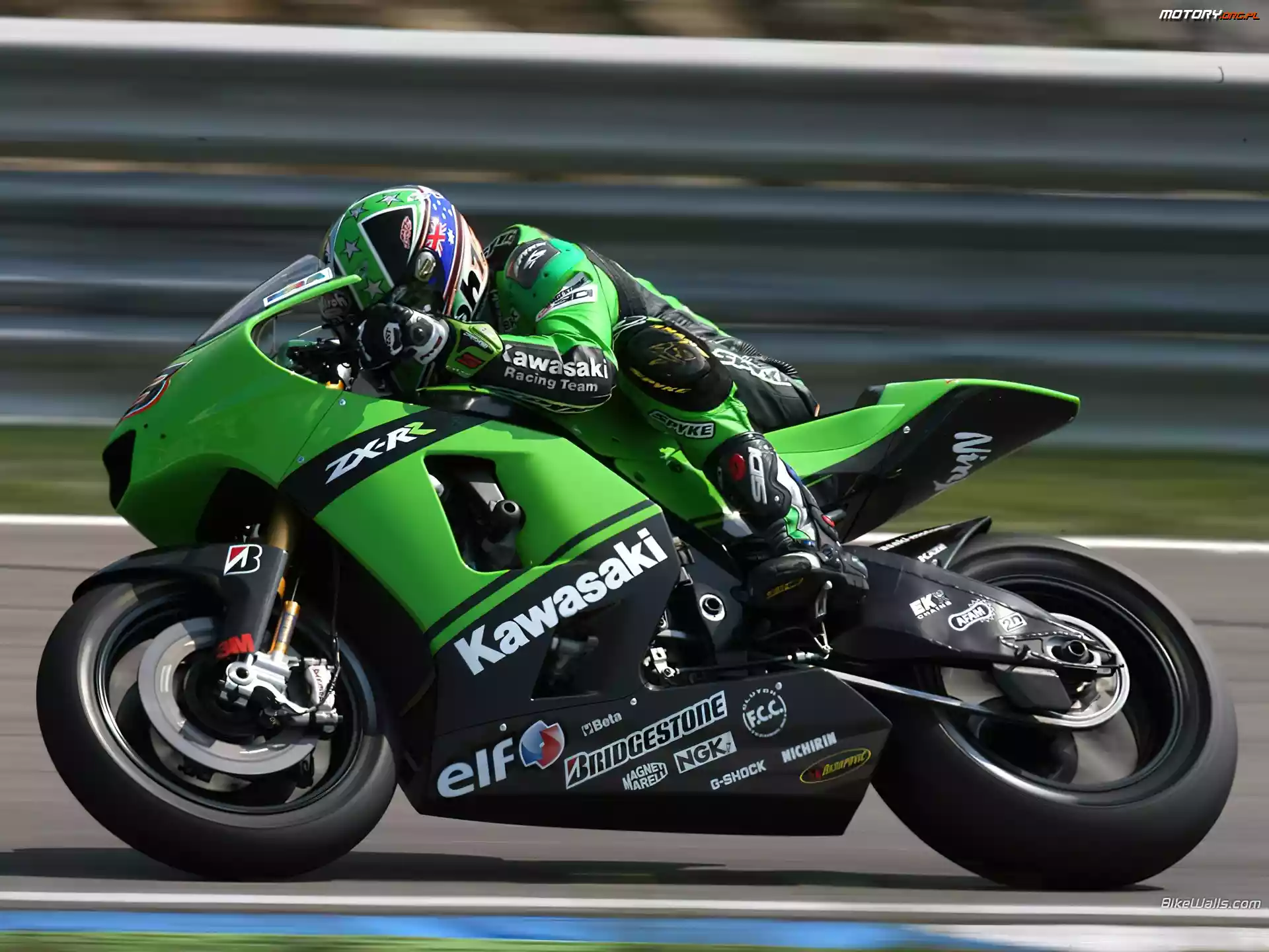 Kawasaki ZXR 750, zielone